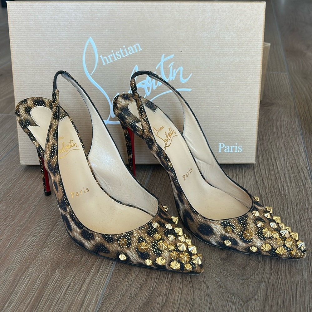 Christian Louboutin Drama Sling 100mm Pumps